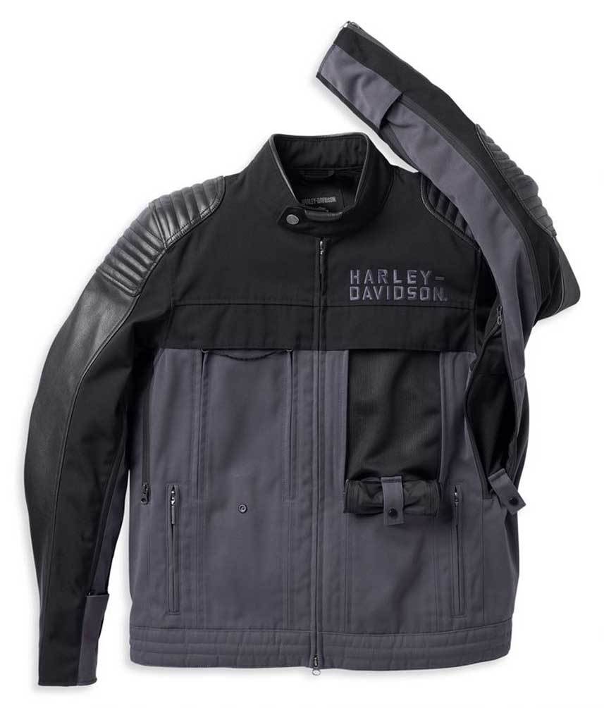 新品 Harley-Davidson 2WAY ライダースレザージャケット XL Harley-Davidson® Victory Lane II Leather Jacket - Java