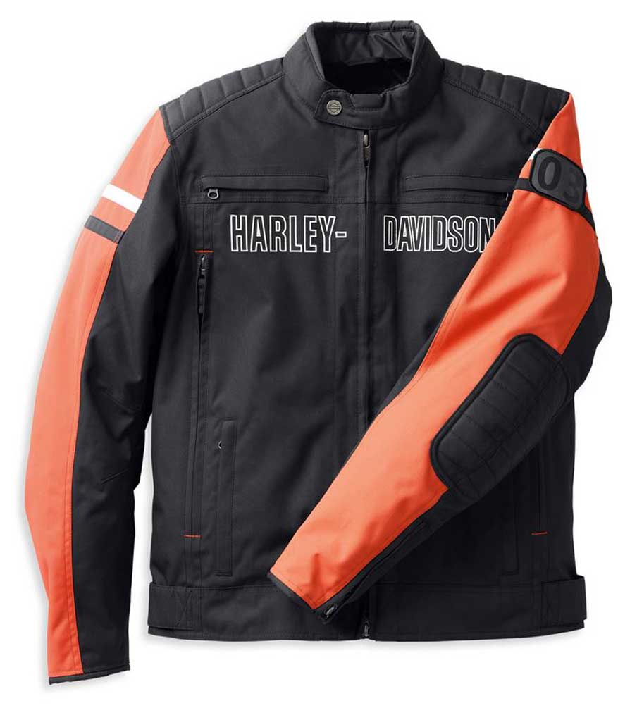 Harley-Davidson Men's Hazard Waterproof Textile Jacket, Black 98126-22VM - No Hassle Returns at Wisconsin Harley