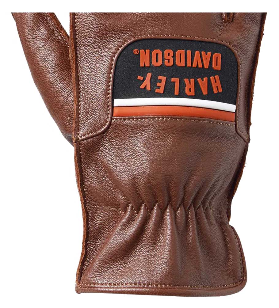 Harley-Davidson Free Shipping - Harley-Davidson Men's Hampton Full-Finger Leather Gloves, Brown 98137-22VM - Free Shipping on many products plus Orders Over $99