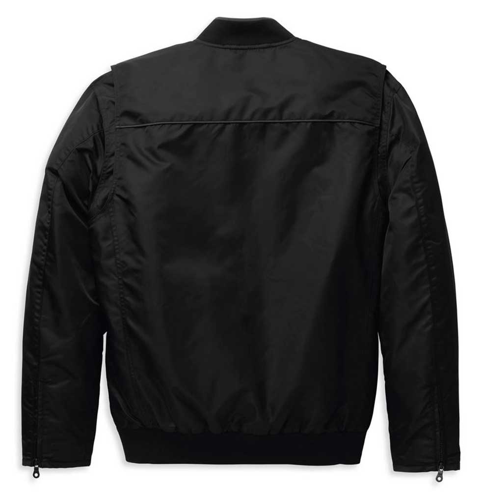 Harley-Davidson ボタンパーカー 1999年USA製 ブラック Harley-Davidson® Women's Pink Label 3-in-1 Bomber Jacket