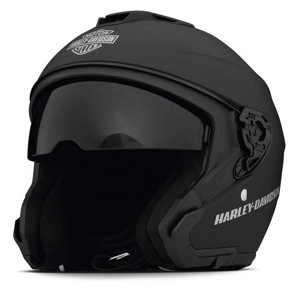 Harley-Davidson Maywood II Sun Shield H33 3/4 Helmet - Matte Black 98159-22VX - Wisconsin Harley-Davidson