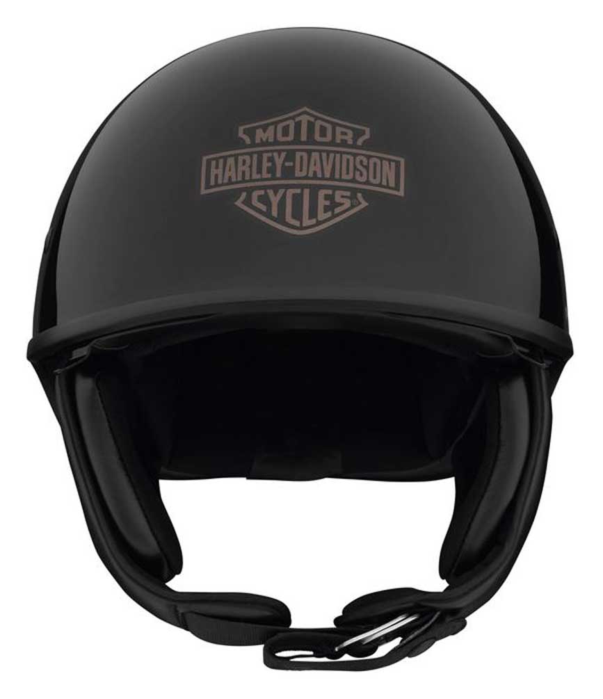 Harley-Davidson® Unisex Ventura Sun Shield X06 Half Helmet - Black