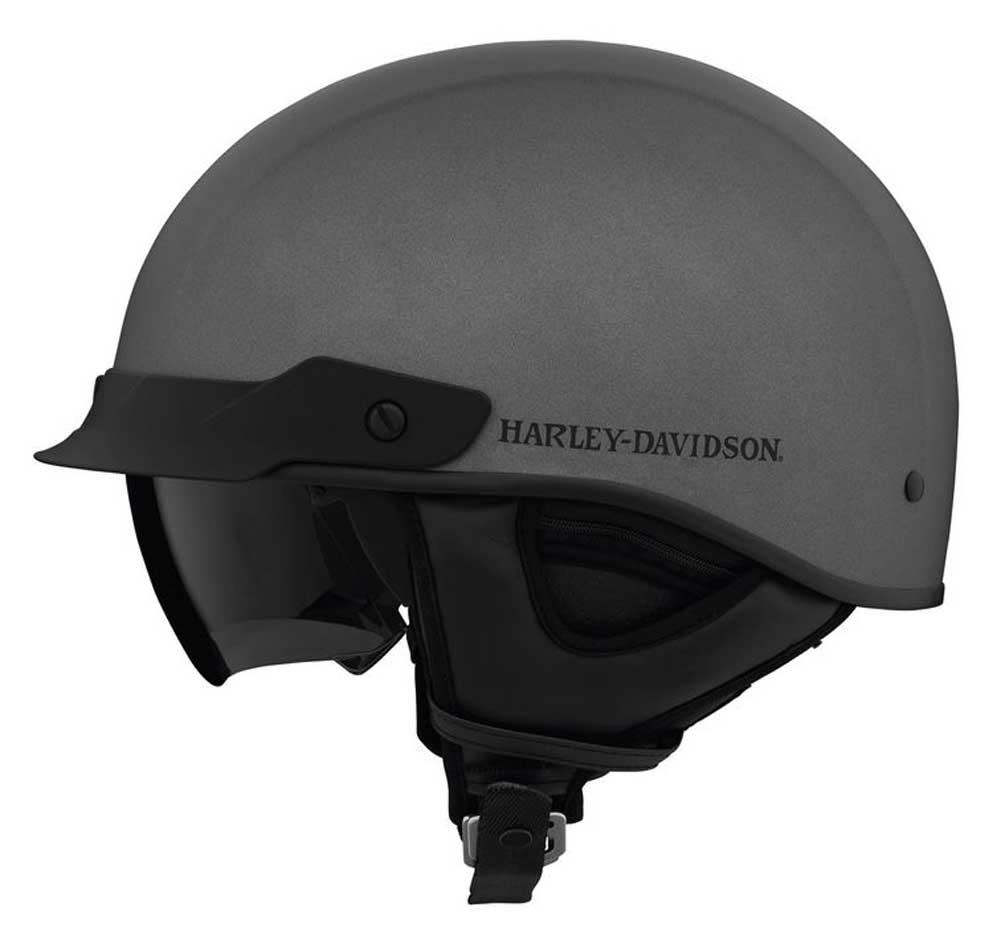 Harley-Davidson Lucid Ultra-Light Sun Shield J03 Half Helmet 98151-22VX - Largest Selection of Harley-Davidson Products