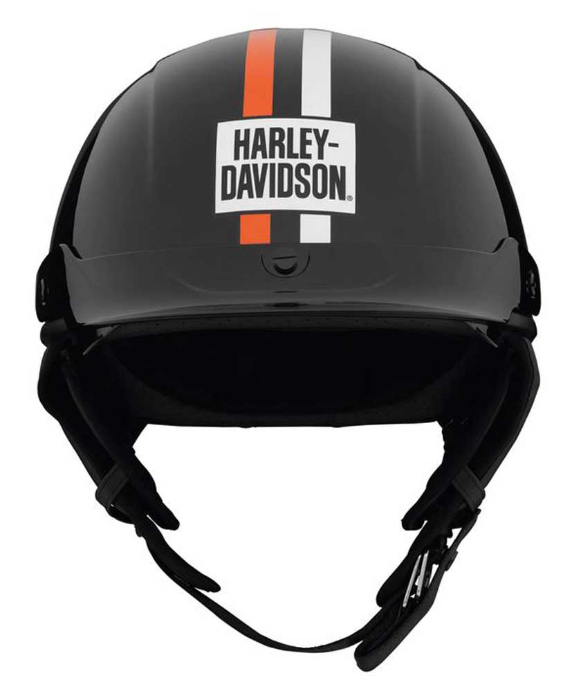 Harley-Davidson Pearson Ultra-Light Sun Shield J03 Half Helmet- Black 98152-22VX - No Hassle Returns at Wisconsin Harley