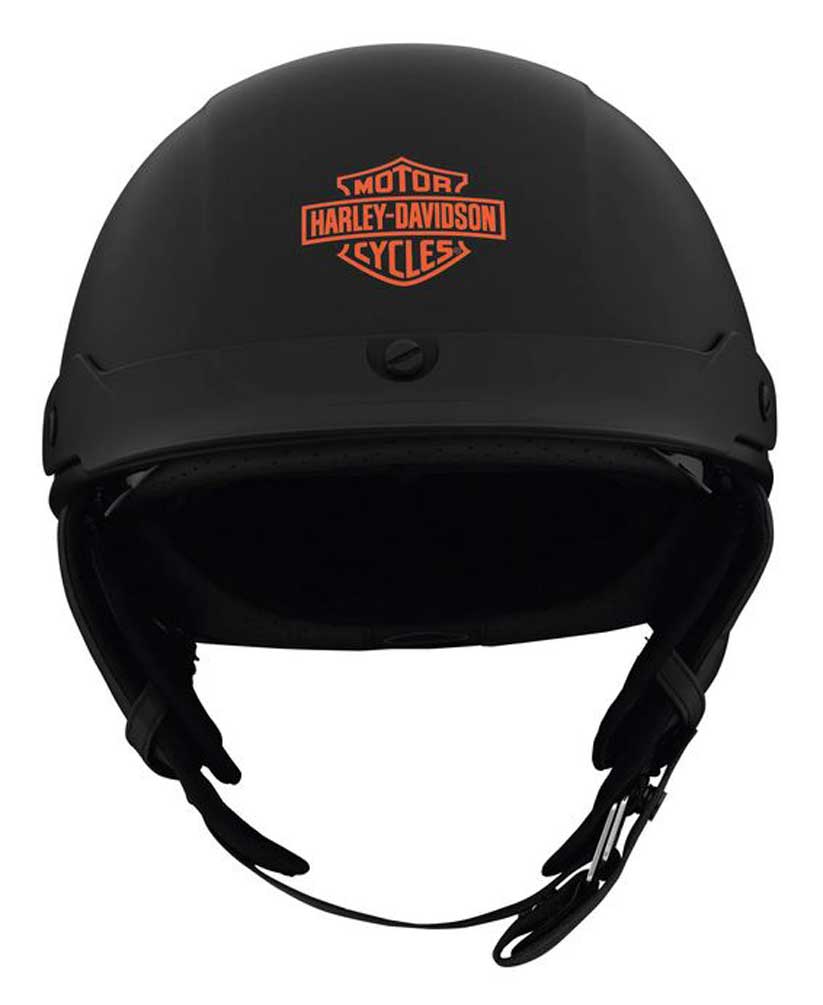 Harley-Davidson Busby Ultra-Light Sun Shield J03 Half Helmet- Black 98153-22VX - No Hassle Returns at Wisconsin Harley