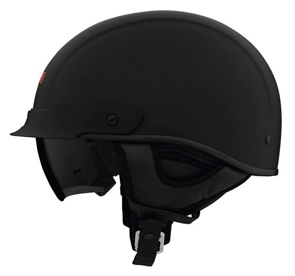Harley-Davidson Busby Ultra-Light Sun Shield J03 Half Helmet- Black 98153-22VX - Largest Selection of Harley-Davidson Products