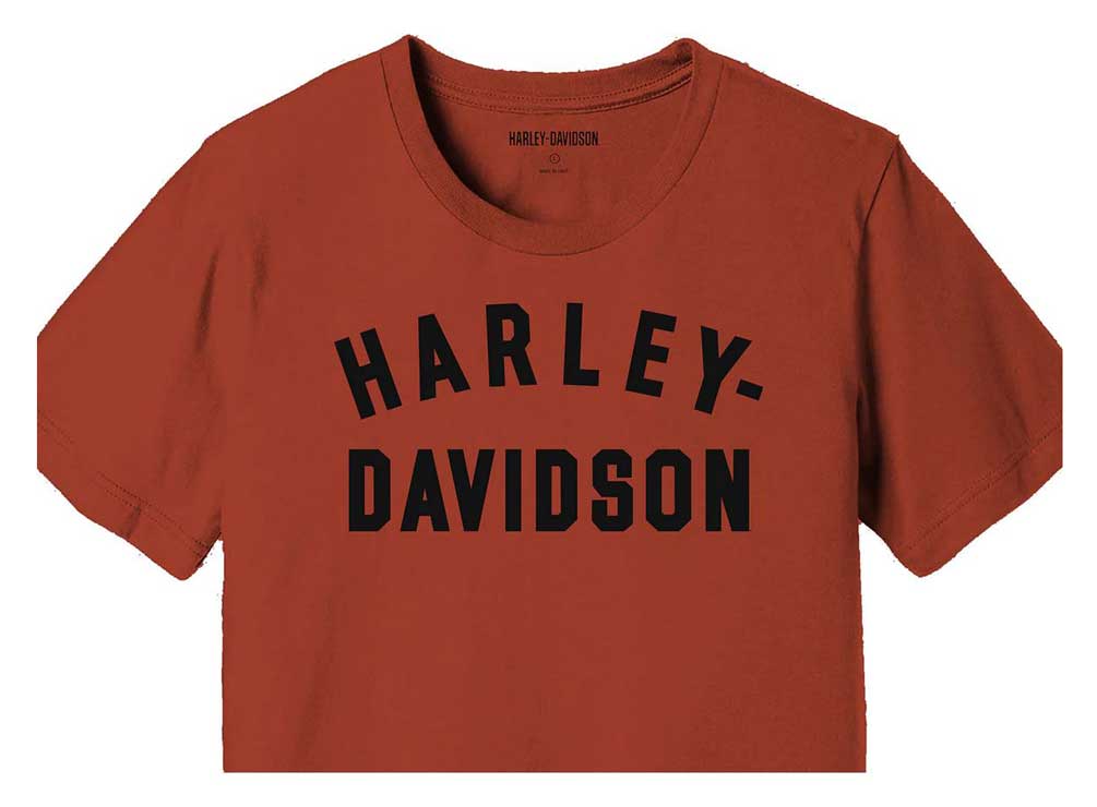 Harley-Davidson Free Shipping - Harley-Davidson Men's Staple H-D Short Sleeve Pocket Tee - Orange 99072-22VM - Free Shipping on many products plus Orders Over $99
