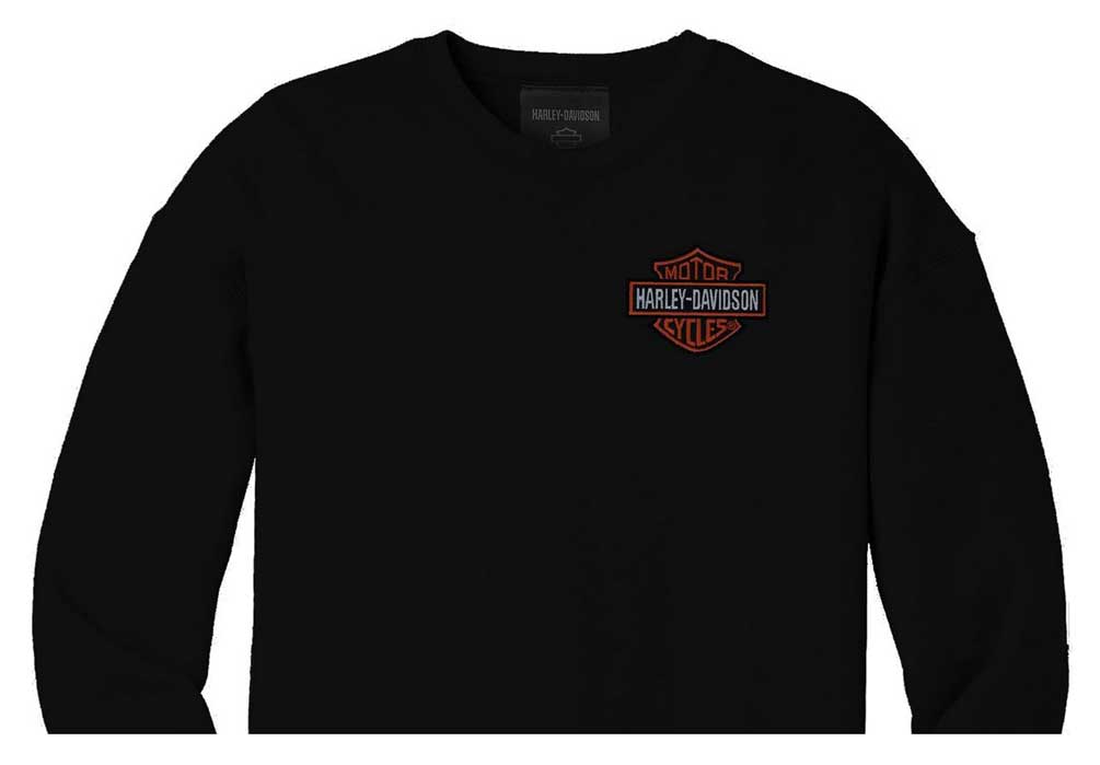 Harley-Davidson® Men's Bar & Shield Pullover Sweatshirt - Black