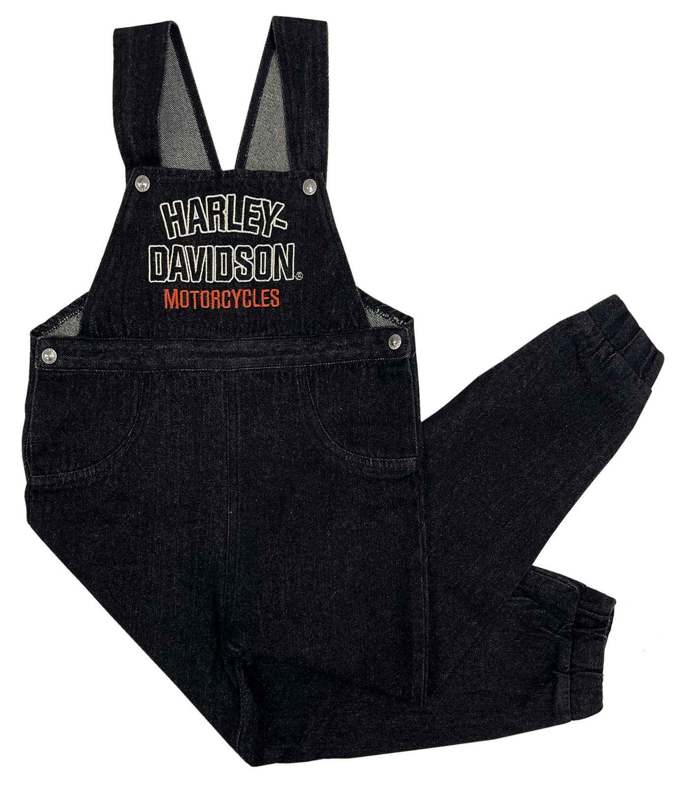 Harley-Davidson デニムオーバーオール Harley-Davidson® Little Kids Embroidered H-D Denim Toddler