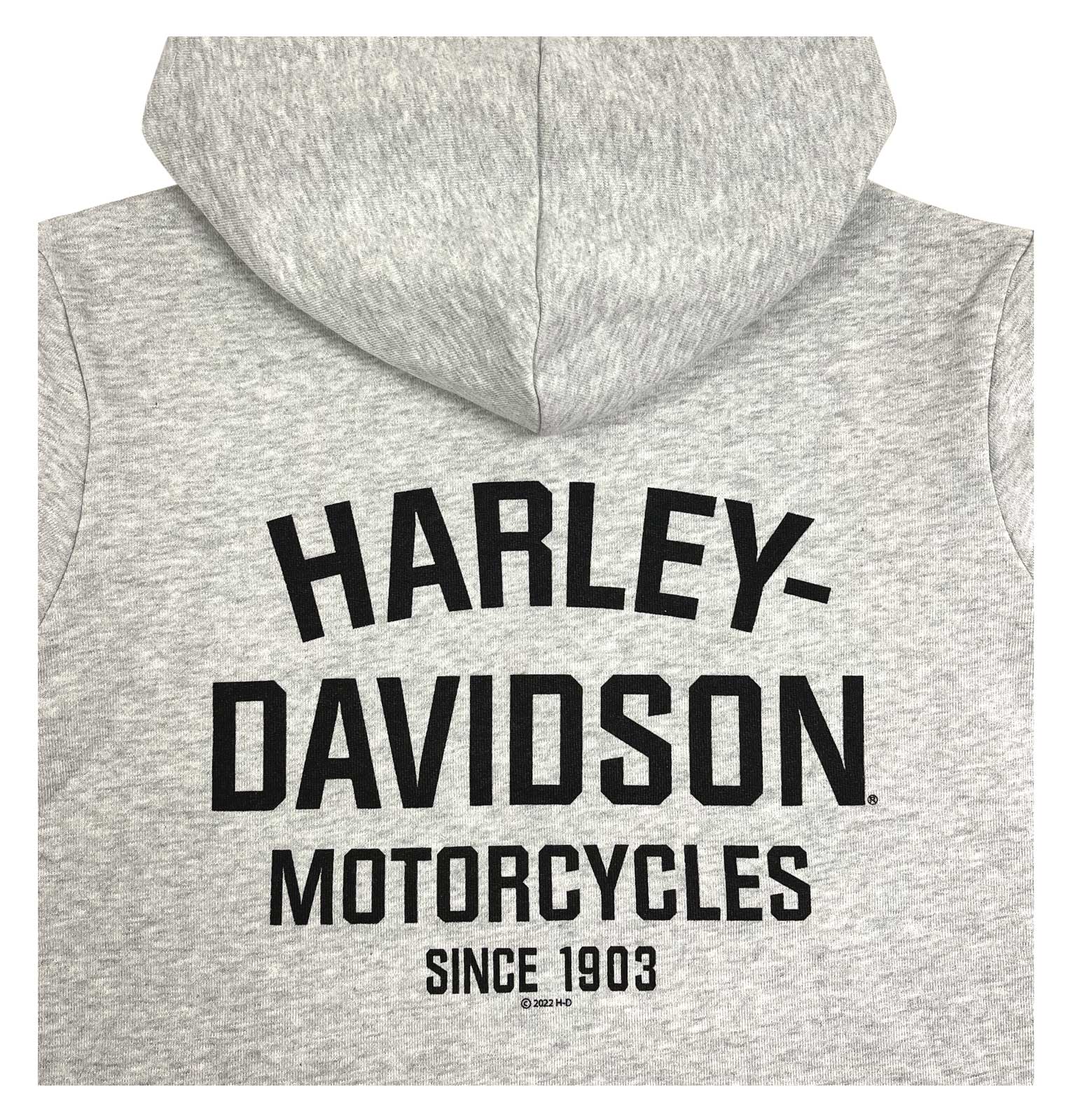 Harley-Davidson Free Shipping - Harley-Davidson Big Boys' B&S Logo Fleece Terry Pullover Hoodie - Gray - Free Shipping on many products plus Orders Over $99