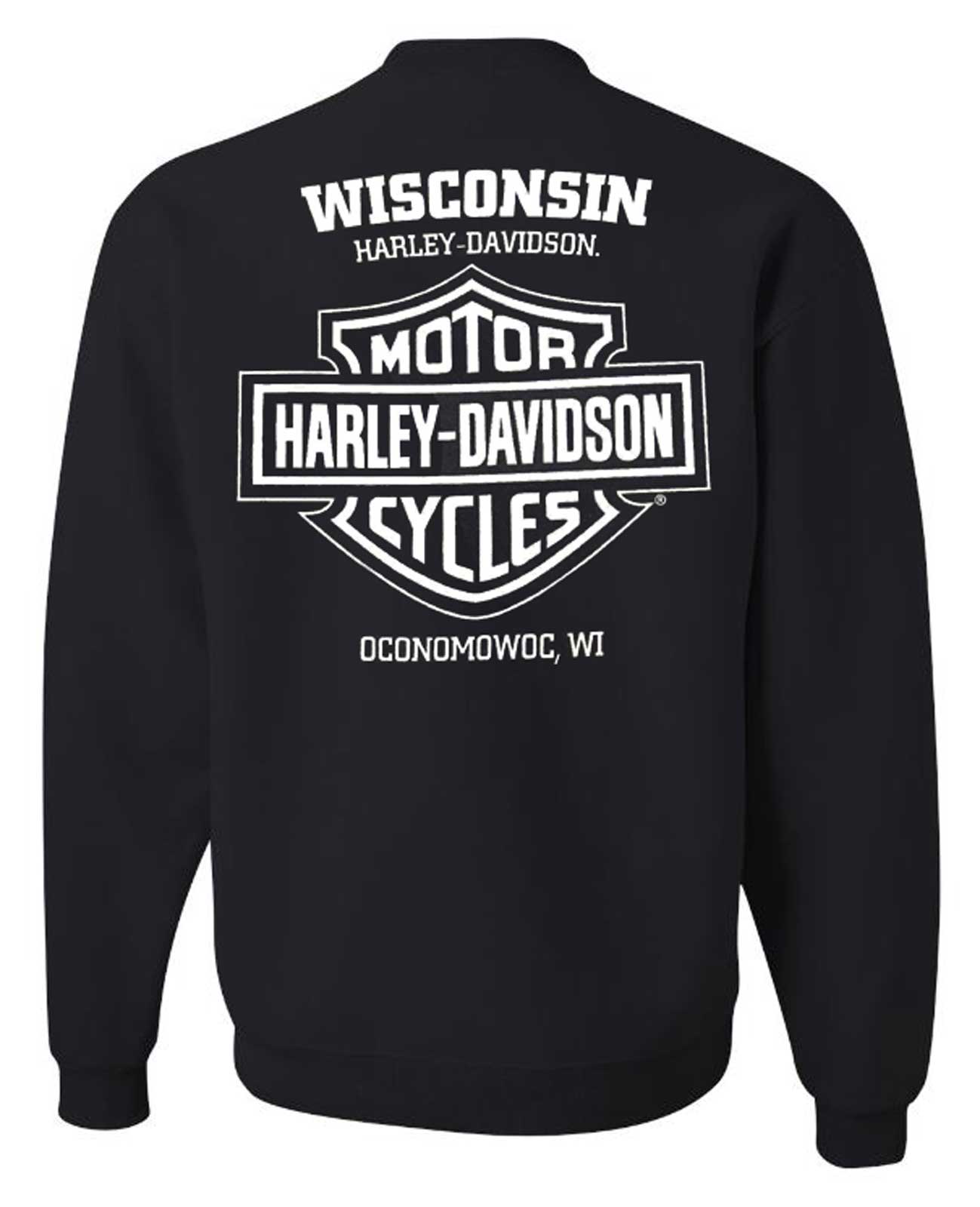 Harley-Davidson® Men's Remarkable Crew-Neck Pullover Fleece Harley-Davidson® Men's Remarkable Crew-Neck Pullover Fleece