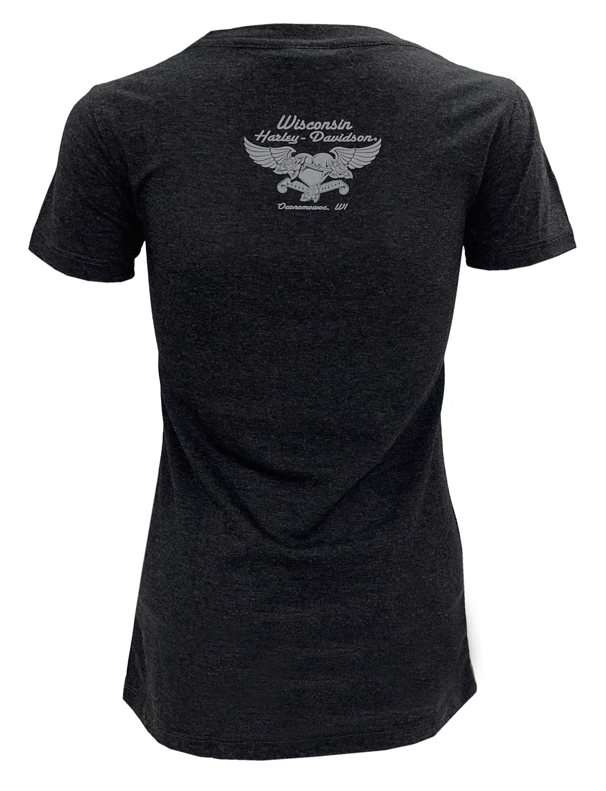 Harley-Davidson Free Shipping - Harley-Davidson Women's Goth Willie G Skull Short Sleeve Scoop Neck Tee - Black - Free Shipping on many products plus Orders Over $99