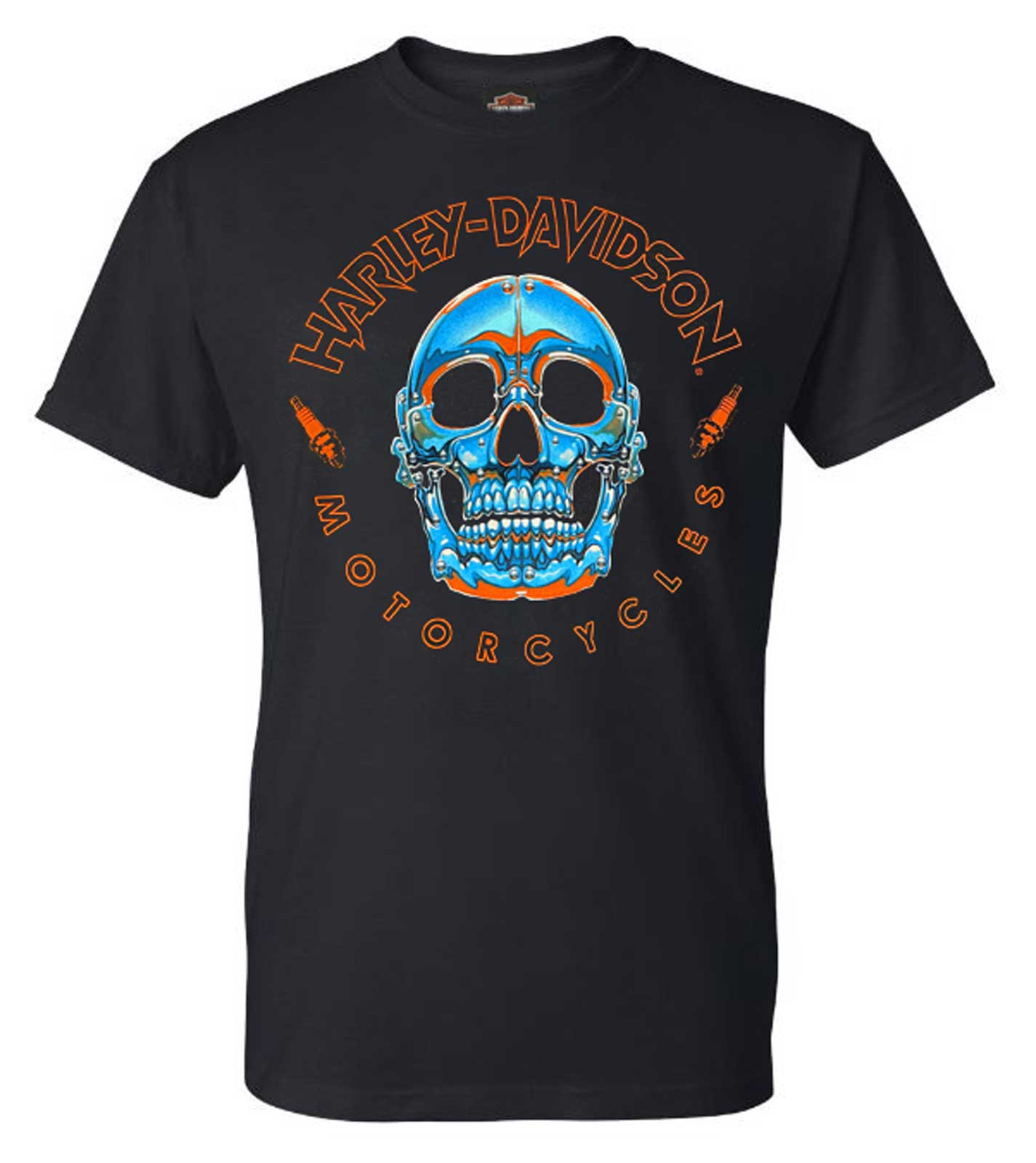 Harley-Davidson® Men's Skull Parts Crew-Neck Short Sleeve T-Shirt
