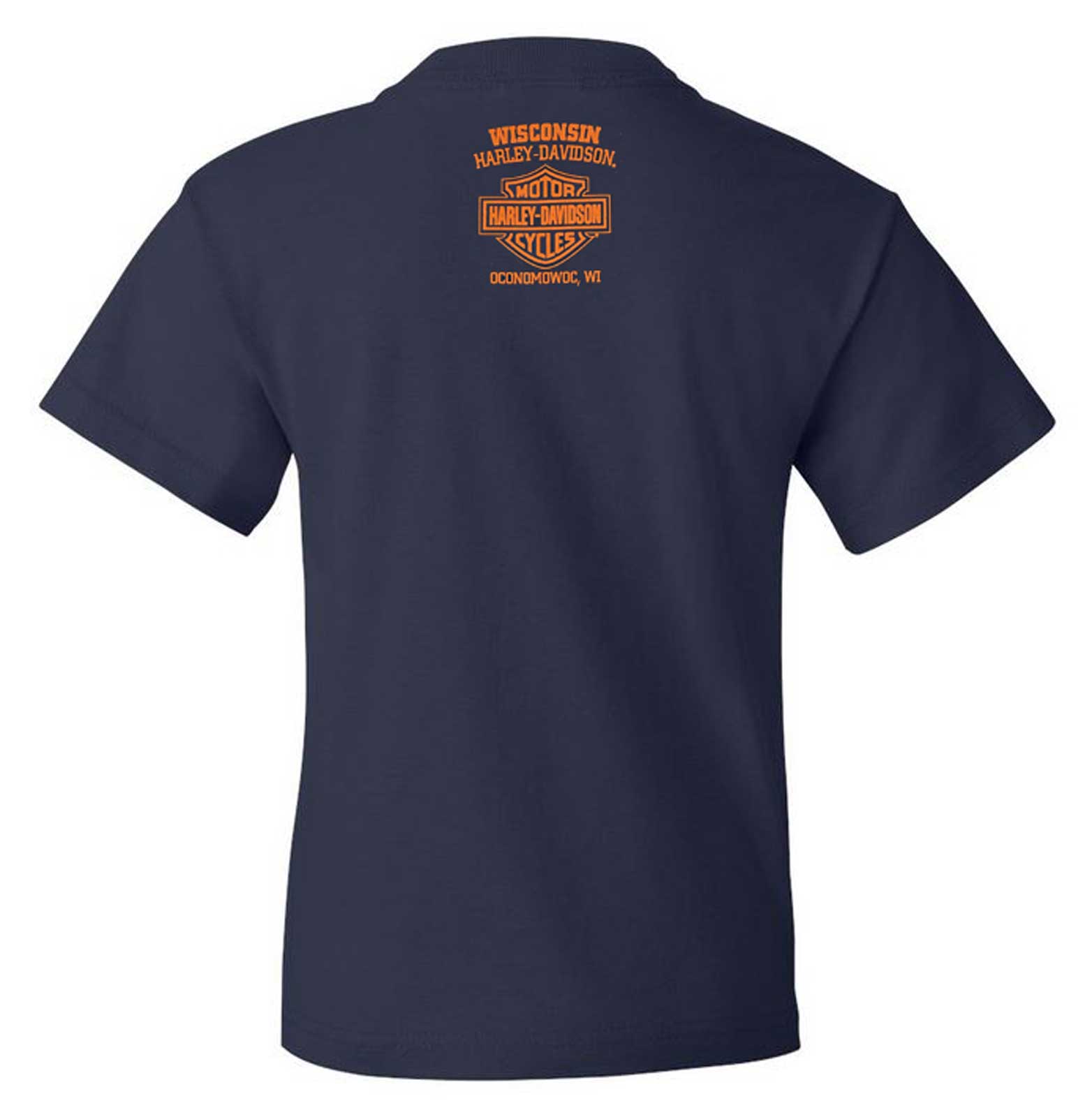Harley-Davidson Free Shipping - Harley-Davidson Boy's Smirk Short Sleeve Cotton Tee, Toddler & Youth, Navy - Free Shipping on many products plus Orders Over $99
