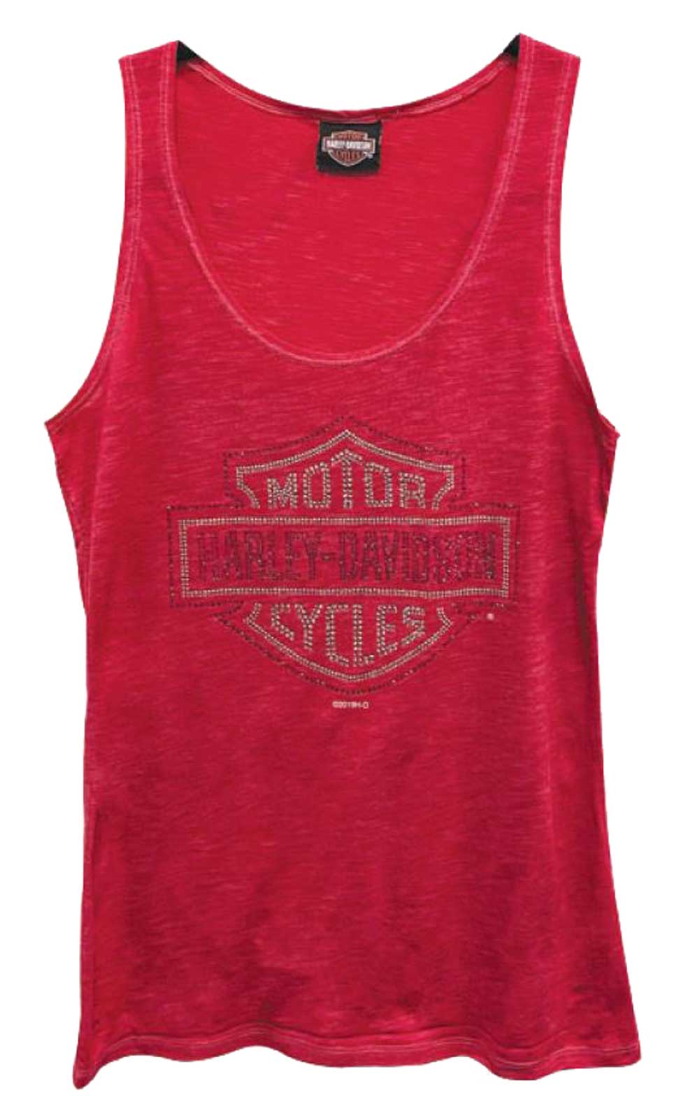 Harley-Davidson Women's Embellished B&S Highlight Sleeveless Tank Top - Pink - Wisconsin Harley-Davidson