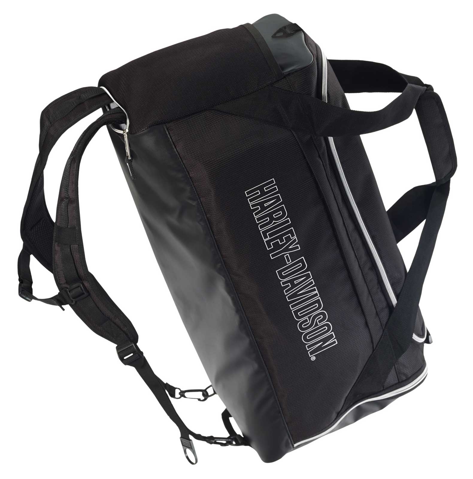 Harley-Davidson Silverado 21" Utility Convertible Duffel Bag/Backpack - Black - No Hassle Returns at Wisconsin Harley