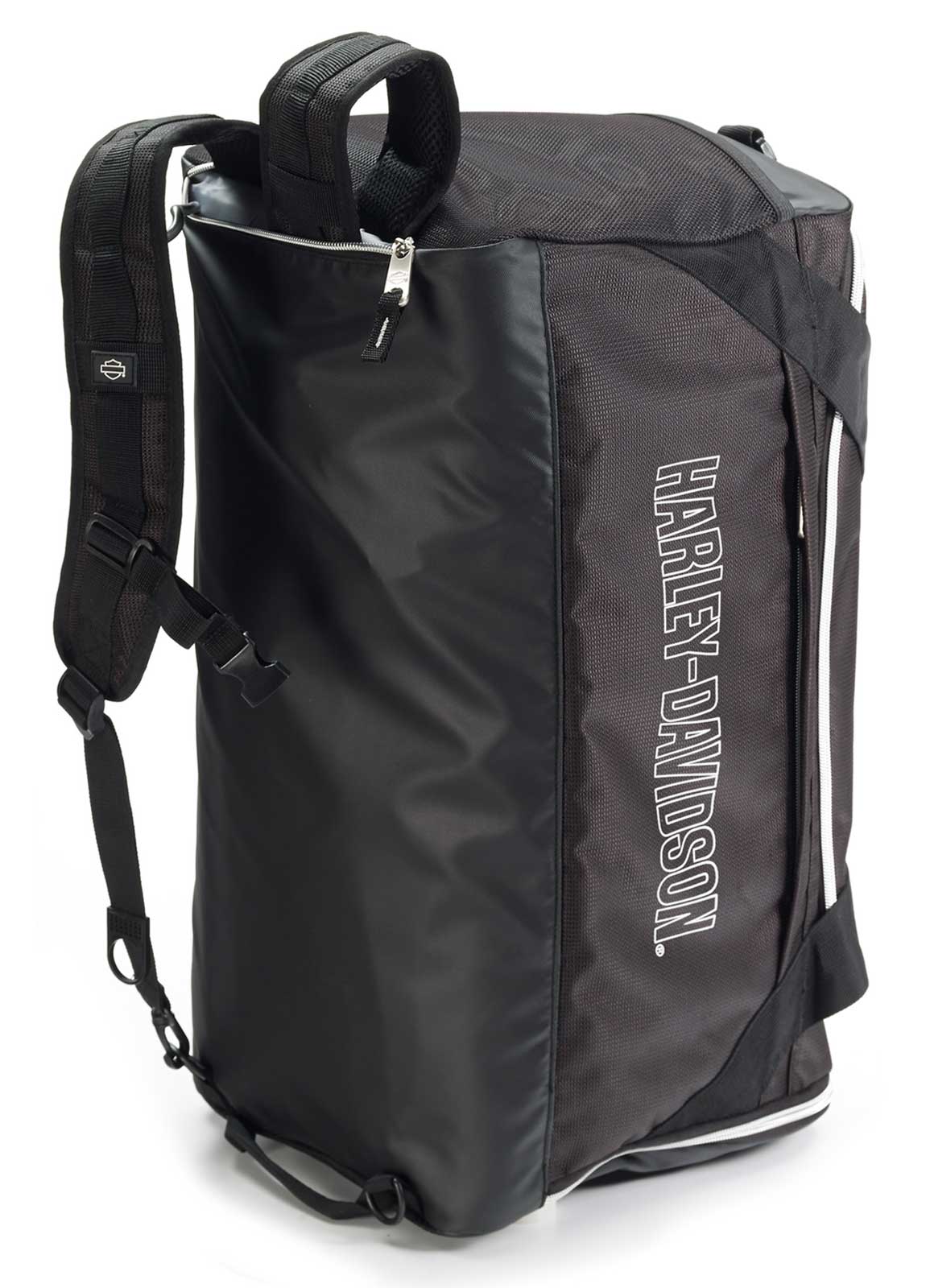 Harley-Davidson Silverado 21" Utility Convertible Duffel Bag/Backpack - Black - Largest Selection of Harley-Davidson Products