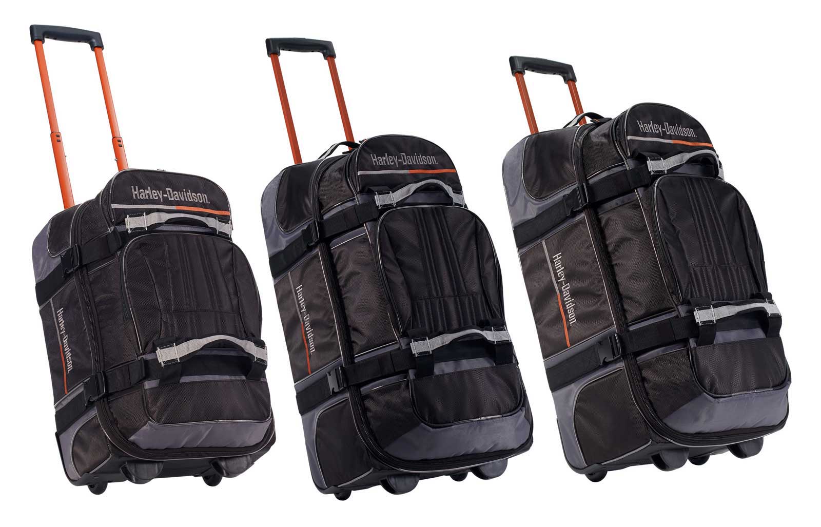 Harley-Davidson On Tour Wheeling Equipment Duffel Bag - Midnight Black - Wisconsin Harley-Davidson