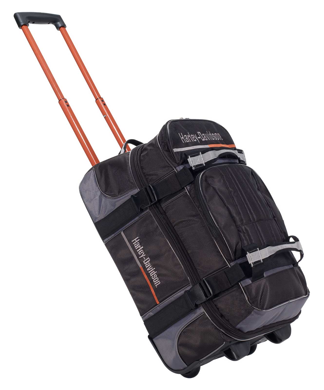 Harley-Davidson 22" Carry-On On Tour Wheeling Duffel Bag - Midnight (22") - Wisconsin Harley-Davidson
