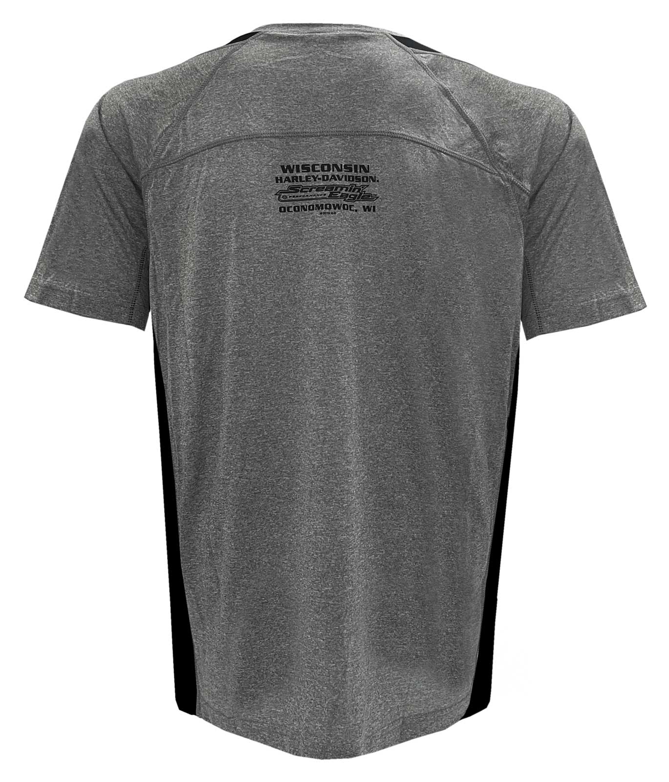 Harley-Davidson Free Shipping - Harley-Davidson Men's Screamin' Eagle Lines Colorblocked Polyester Tee, Gray - Free Shipping on many products plus Orders Over $99