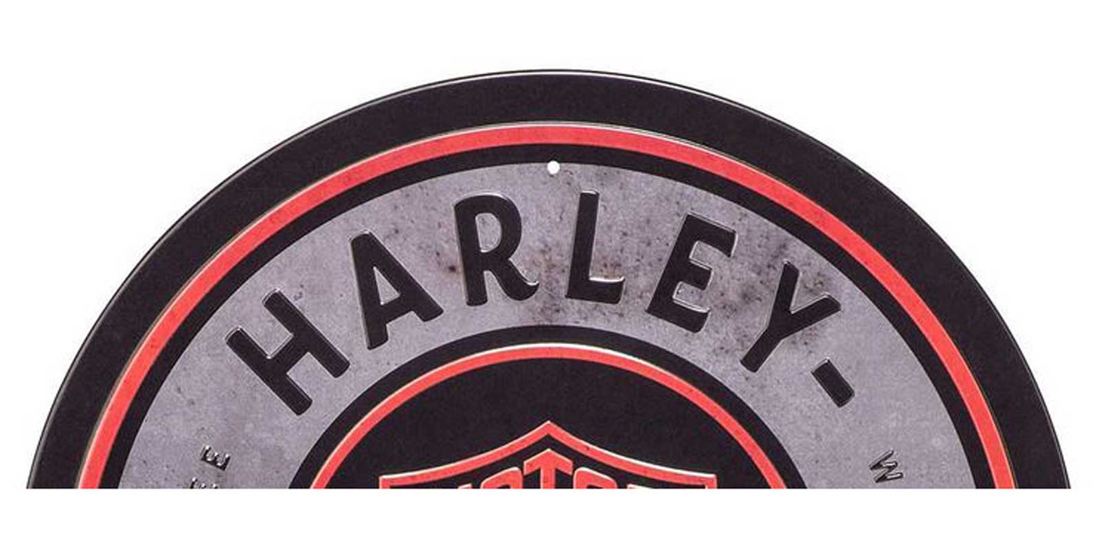 Harley-Davidson Free Shipping - Harley-Davidson Embossed Round Tin Sign, Iconic Bar & Shield Logo, 12 inches - Free Shipping on many products plus Orders Over $99