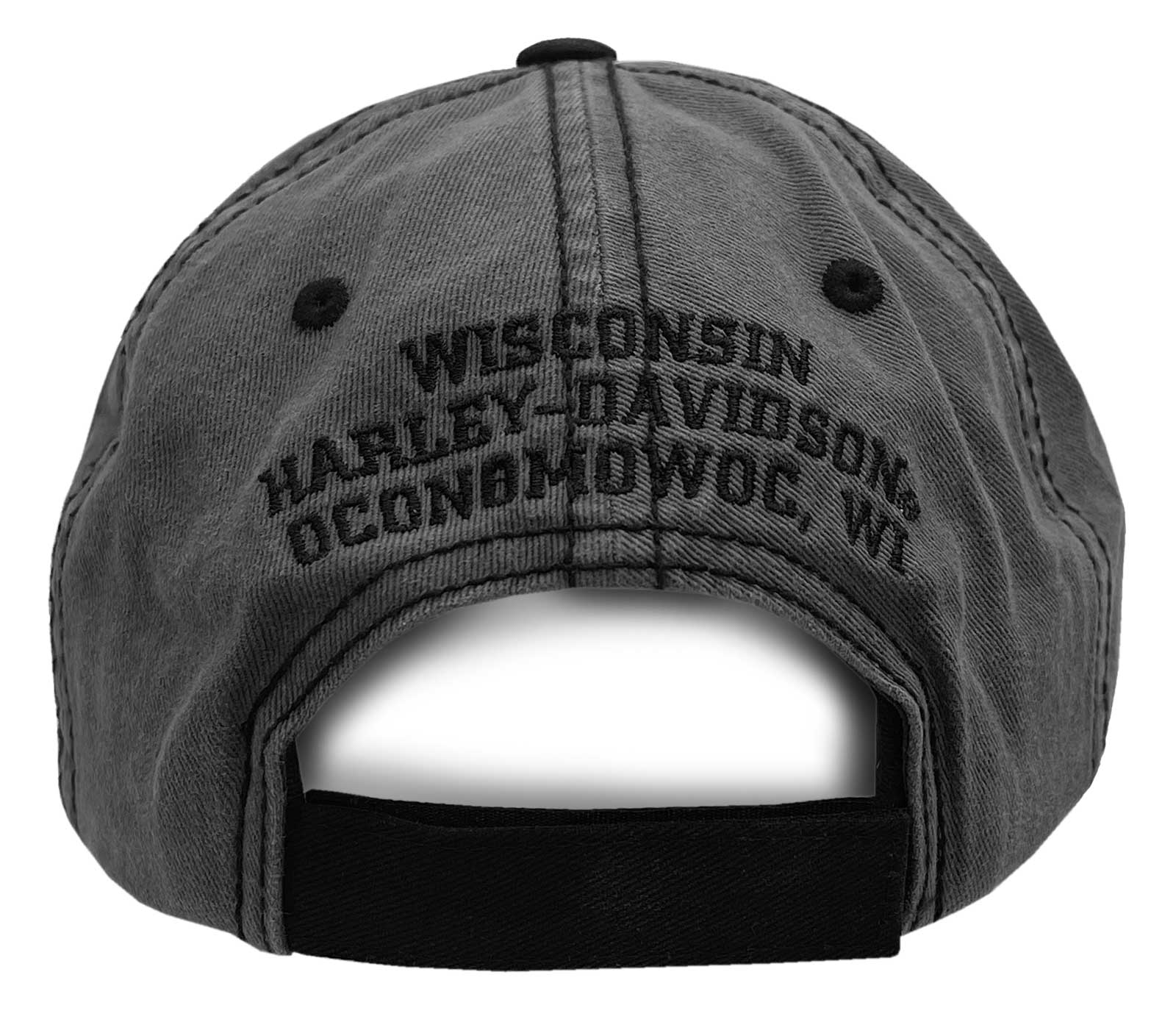 Harley-Davidson Free Shipping - Harley-Davidson Men's Embroidered Bar & Shield Baseball Cap, Charcoal - Free Shipping on many products plus Orders Over $99