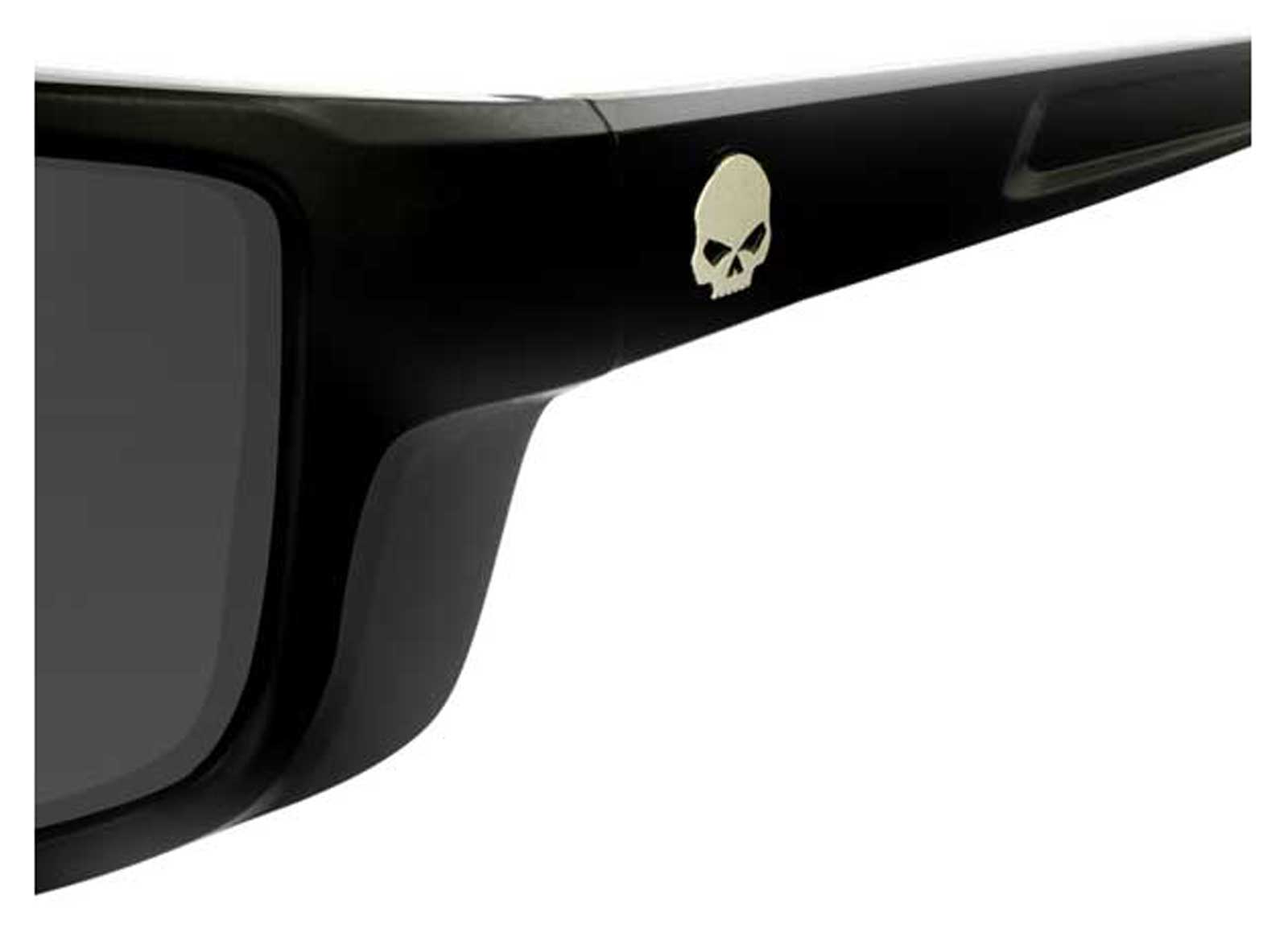 Harley-Davidson Free Shipping - Harley-Davidson Men's Chain Willie G Skull Sunglasses - Gray Lenses/Black Frames - Free Shipping on many products plus Orders Over $99