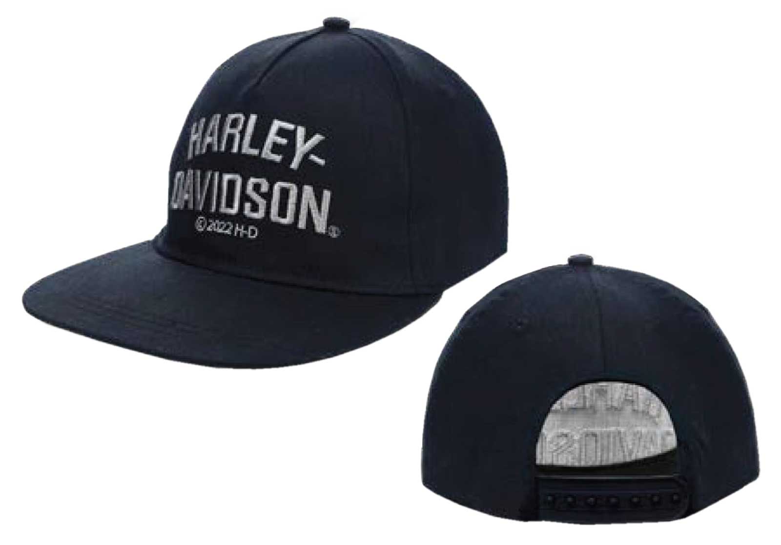 Harley-Davidson Free Shipping - Harley-Davidson Little Boys' Twill Flat Brim Snap Back Toddler Cap - Black - Free Shipping on many products plus Orders Over $99