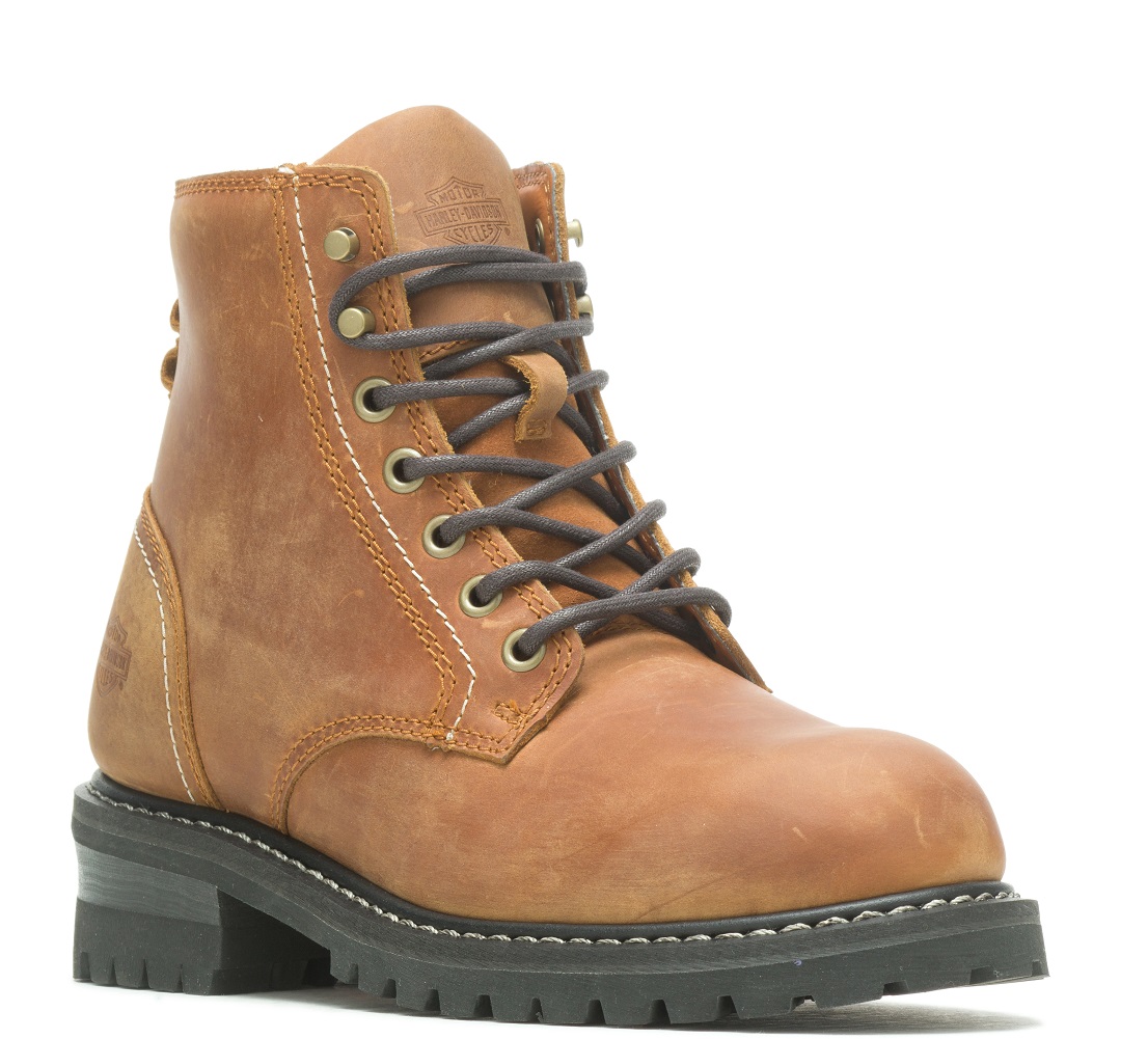 Harley-Davidson Women's Bentler 5.25-Inch Motorcycle Boots D87237 (Brown, 5) - Wisconsin Harley-Davidson