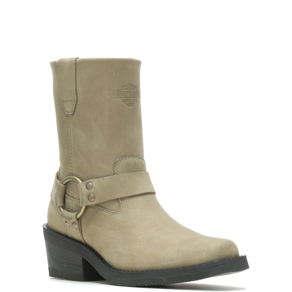 Harley-Davidson Women's Korsen 7-Inch Fashion Harness Boots D87244 (Brown, 5) - Wisconsin Harley-Davidson