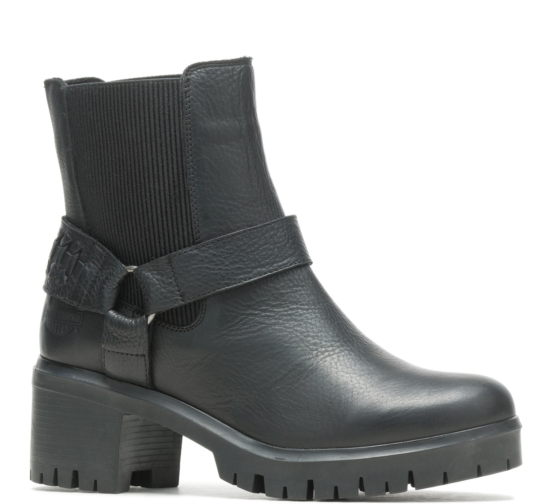 Harley-Davidson Women's Rexene 5.5-Inch Black Motorcycle Boots D87250 - Wisconsin Harley-Davidson