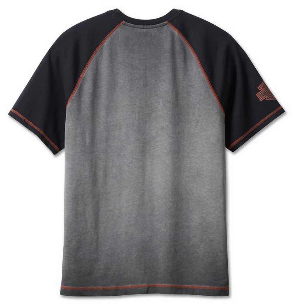 Harley-Davidson Free Shipping - Harley-Davidson Men's Iron Bond Short Sleeve Raglan Colorblock Tee 99001-23VM - Free Shipping on many products plus Orders Over $99