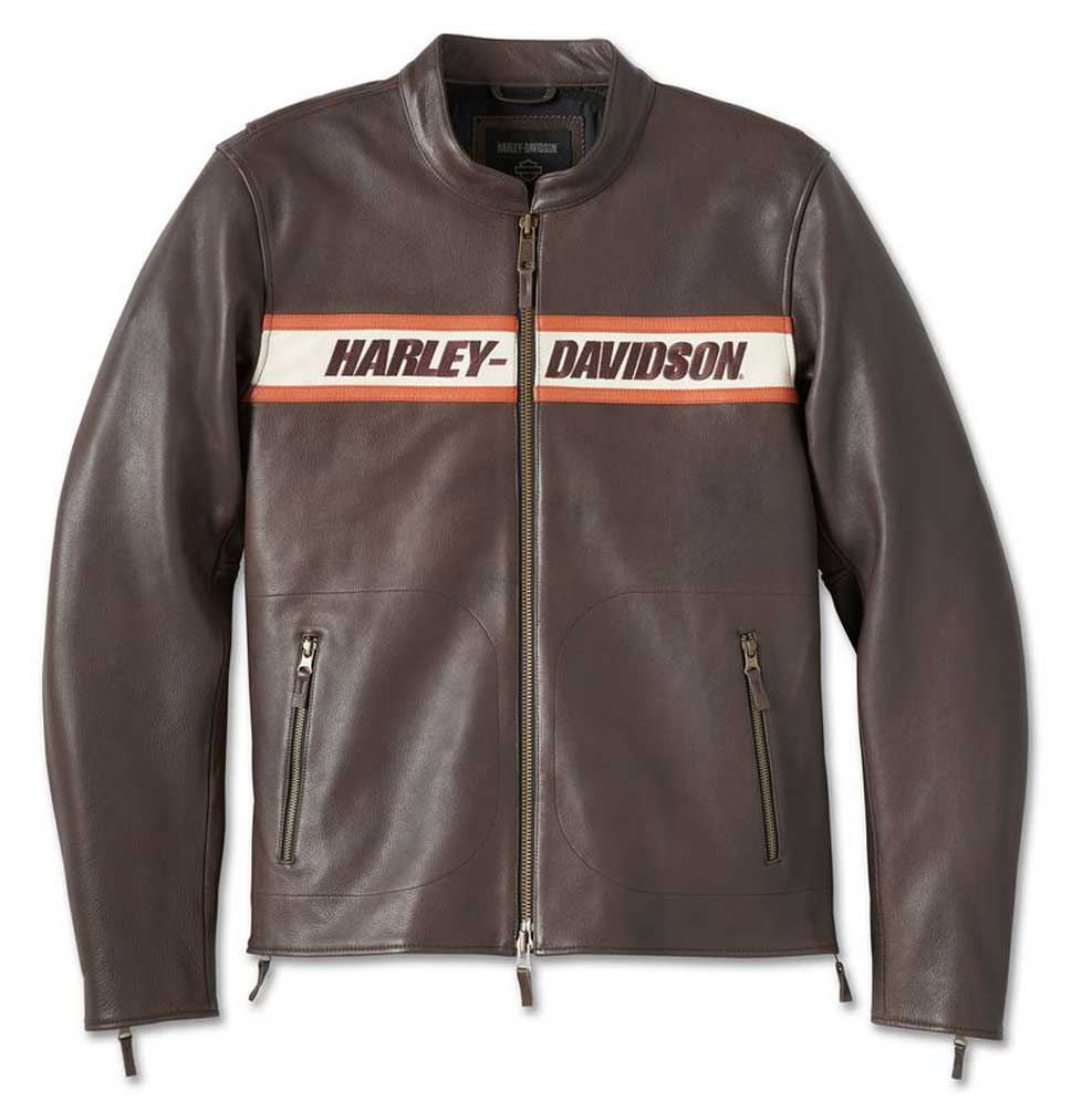 Harley leather jackets mens clearance