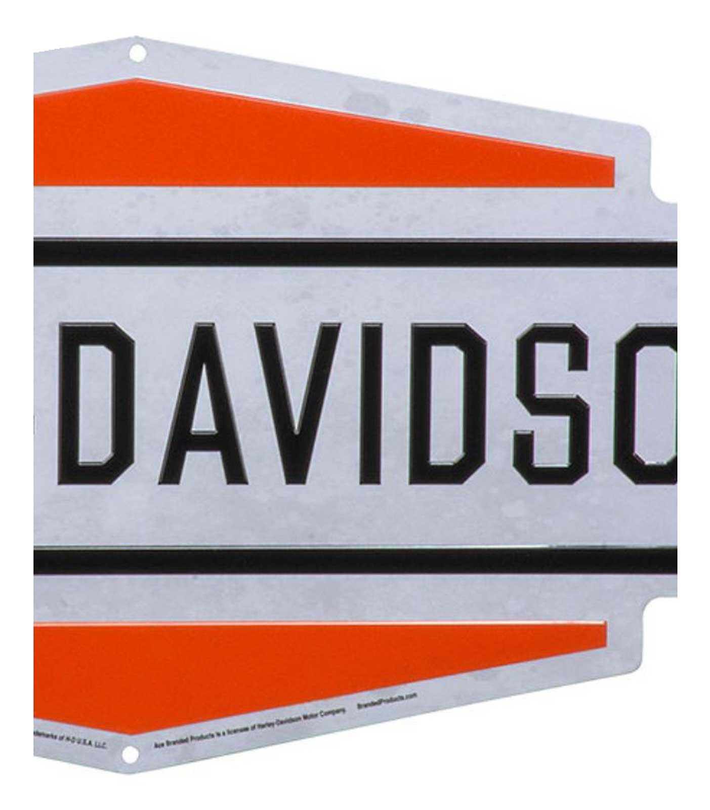 Harley-Davidson® Embossed Tin Sign, H-D Tank Emblem Graphic, 12 x
