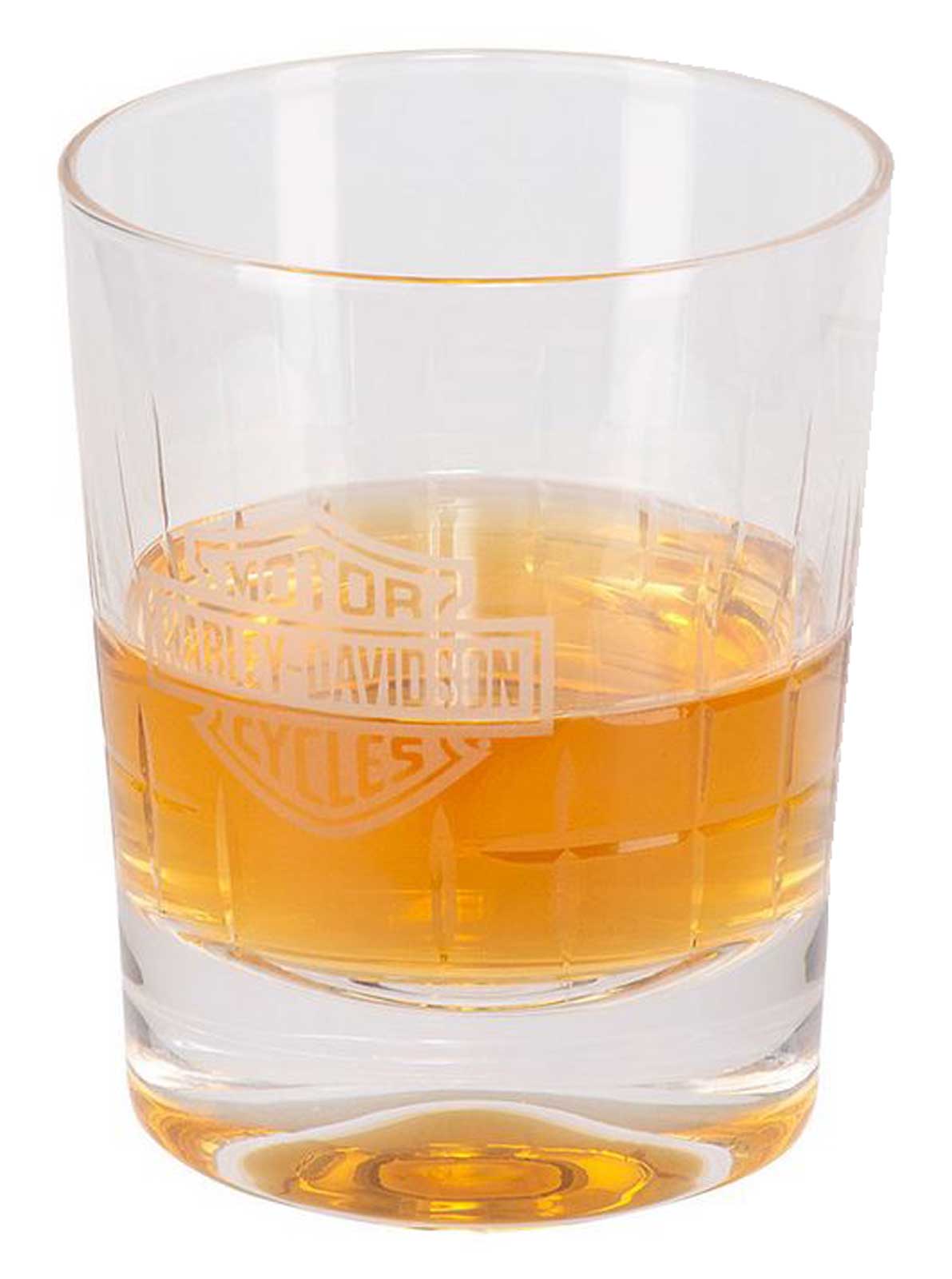 Harley-Davidson Free Shipping - Harley-Davidson Crystal Double Old Fashion Set, Frosted Logos, Set of Two 12 oz - Free Shipping on many products plus Orders Over $99