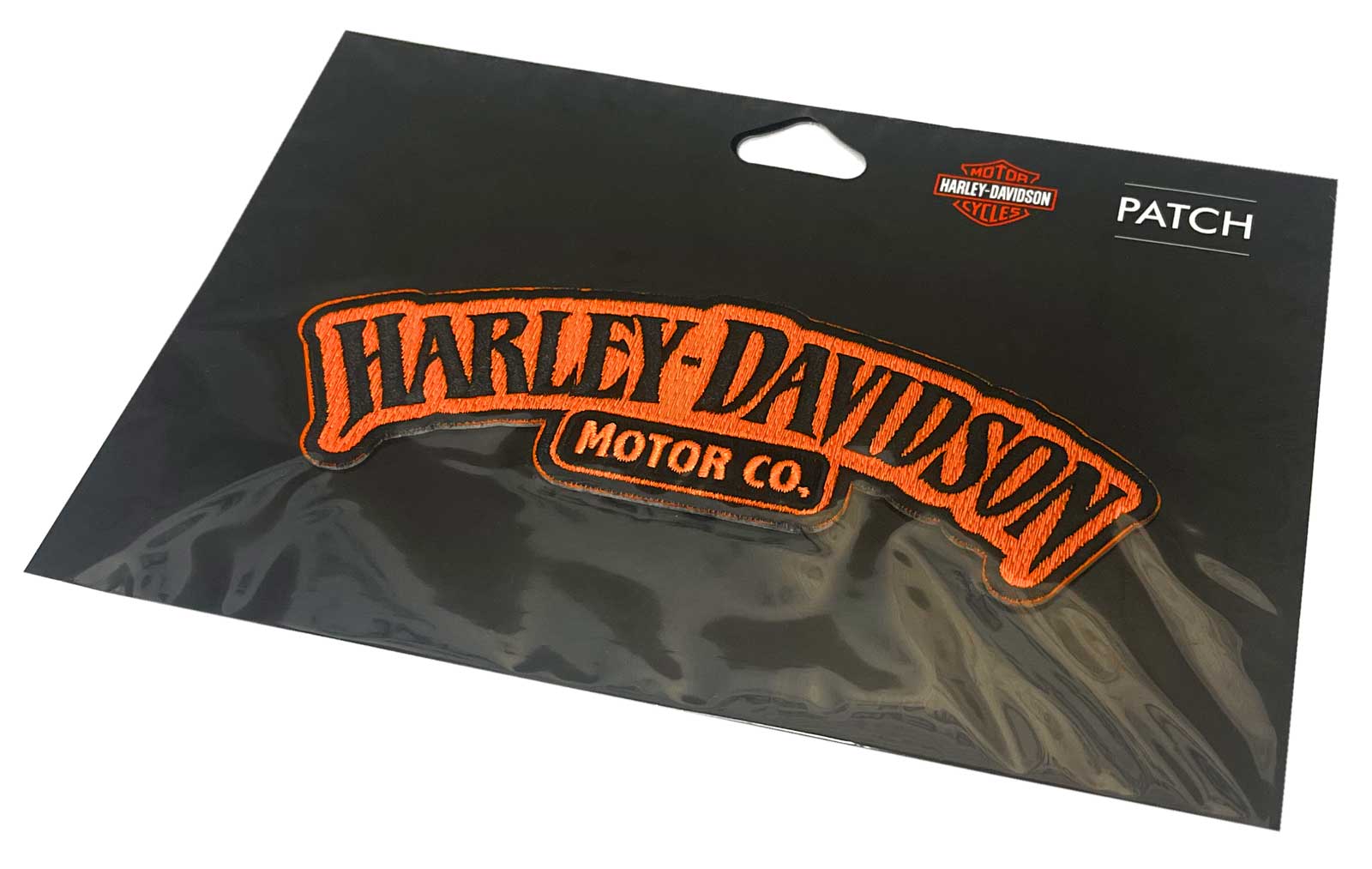 Harley-Davidson Free Shipping - Harley-Davidson 6 in. Embroidered Haunted Harley Emblem Sew-On Patch - Orange - Free Shipping on many products plus Orders Over $99