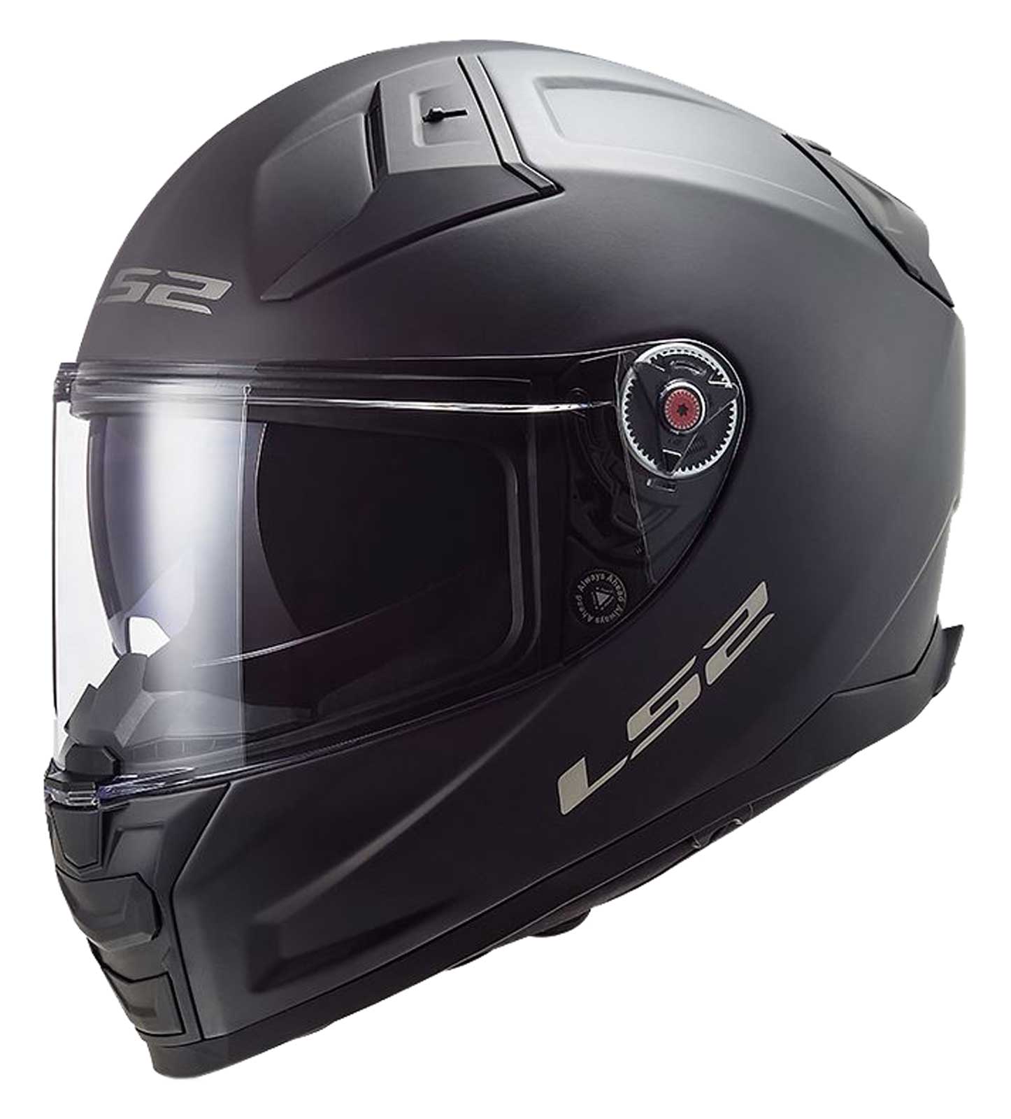 LS2 Helmets Citation II Solid Full Face Motorcycle Helmet, Matte Black - Wisconsin Harley-Davidson