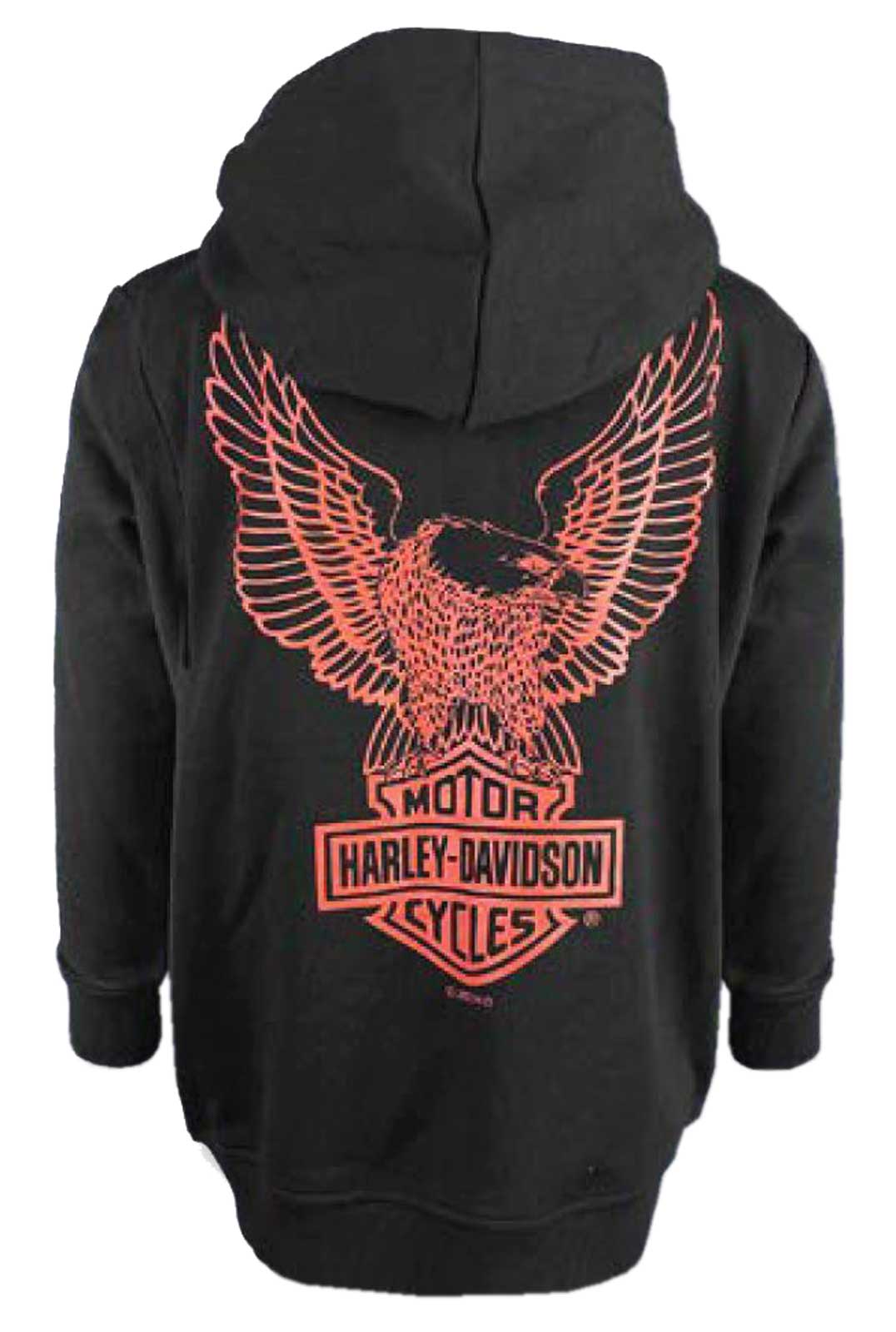 Harley-Davidson Free Shipping - Harley-Davidson Big Boys' French Terry Zip-Up Hooded Sweatshirt - Black - Free Shipping on many products plus Orders Over $99