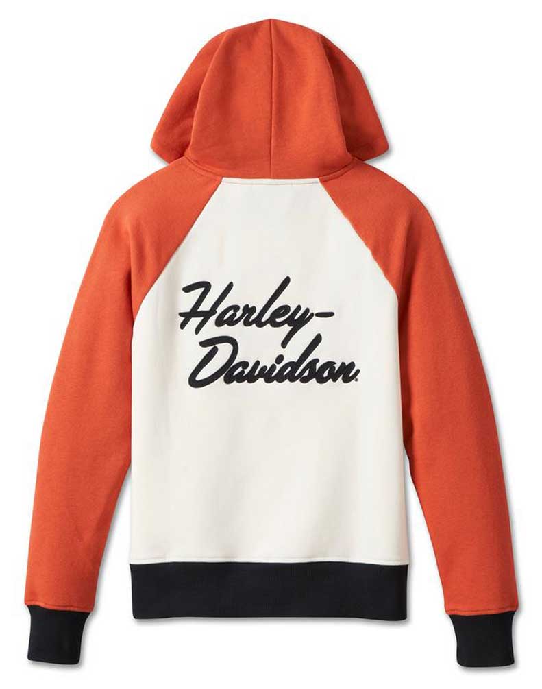 Harley-Davidson® Women's Custom Colorblocked B&S Pullover Hoodie