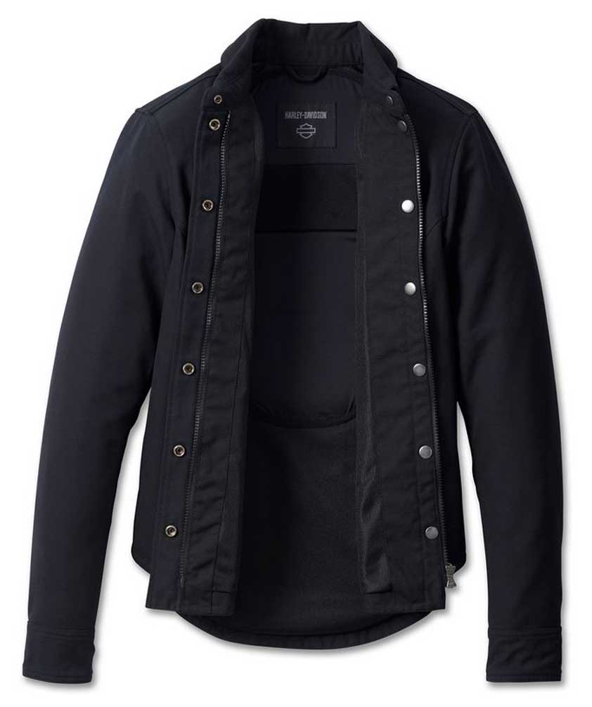 Harley-Davidson Women's Operative Riding Shirt Jacket - Black 98110-23VW - No Hassle Returns at Wisconsin Harley