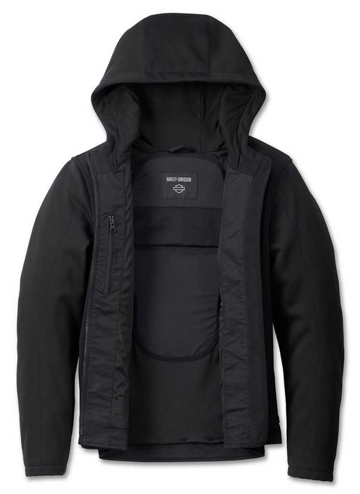 Harley-Davidson® Women's Deflector Hooded Riding Fleece Jacket