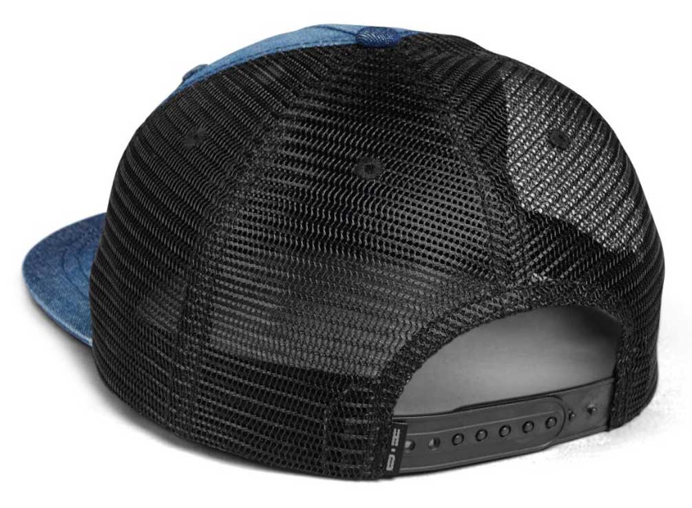 Harley-Davidson Free Shipping - Harley-Davidson Men's Road Captain Adjustable Trucker Cap, Navy Blue 97627-23VM - Free Shipping on many products plus Orders Over $99