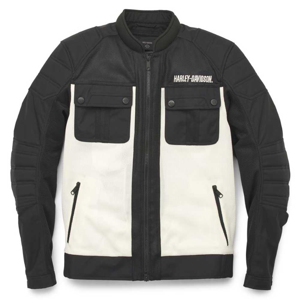 Harley-Davidson Men's Zephyr Mixed Media Jacket w/ Zip-Out Liner 97153-22VM - Wisconsin Harley-Davidson