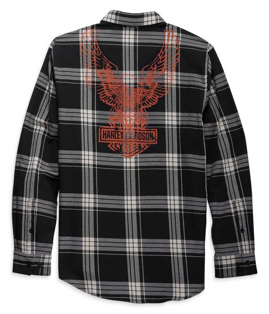 Harley-Davidson® Men's Road Captain Long Sleeve Plaid Shirt