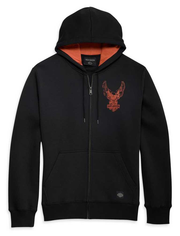 Harley-Davidson® Men's Road Captain Eagle Zip-Up Hoodie