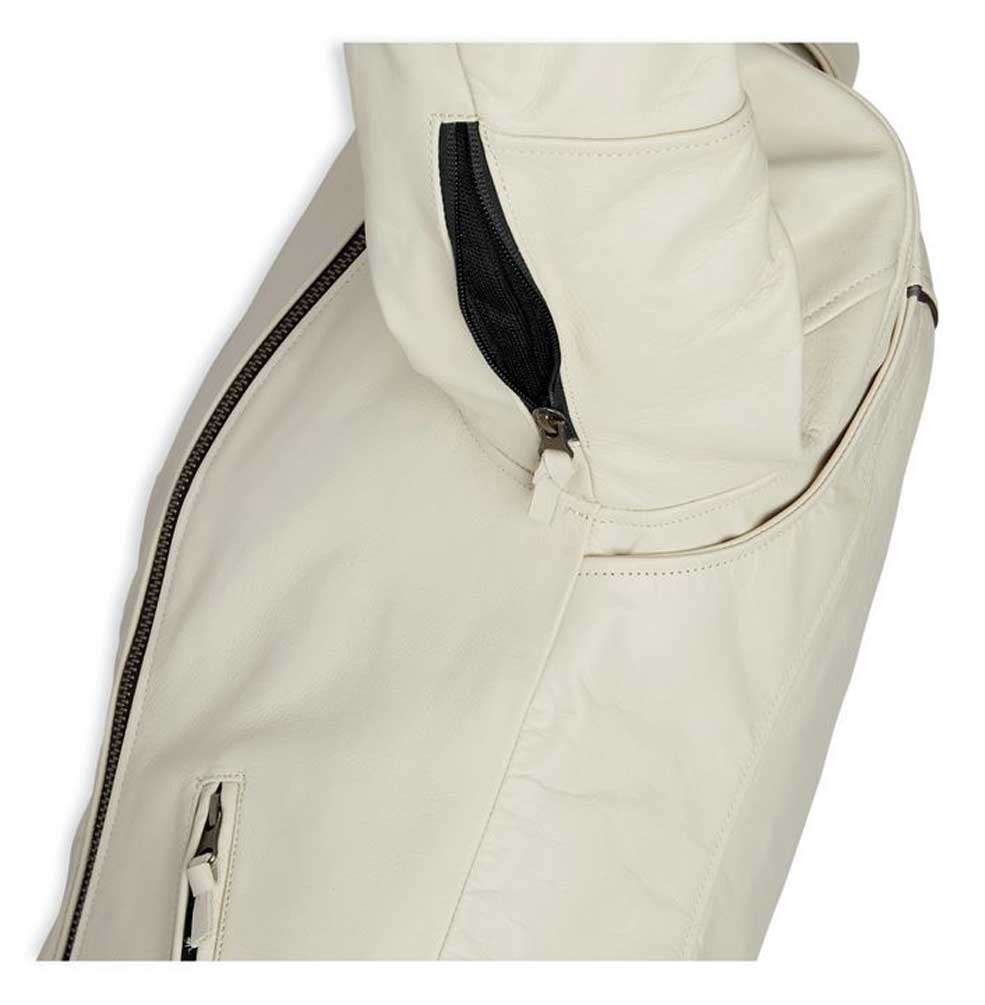 Harley-Davidson® Women's Vixen Lane Leather Jacket, Oatmeal Cream