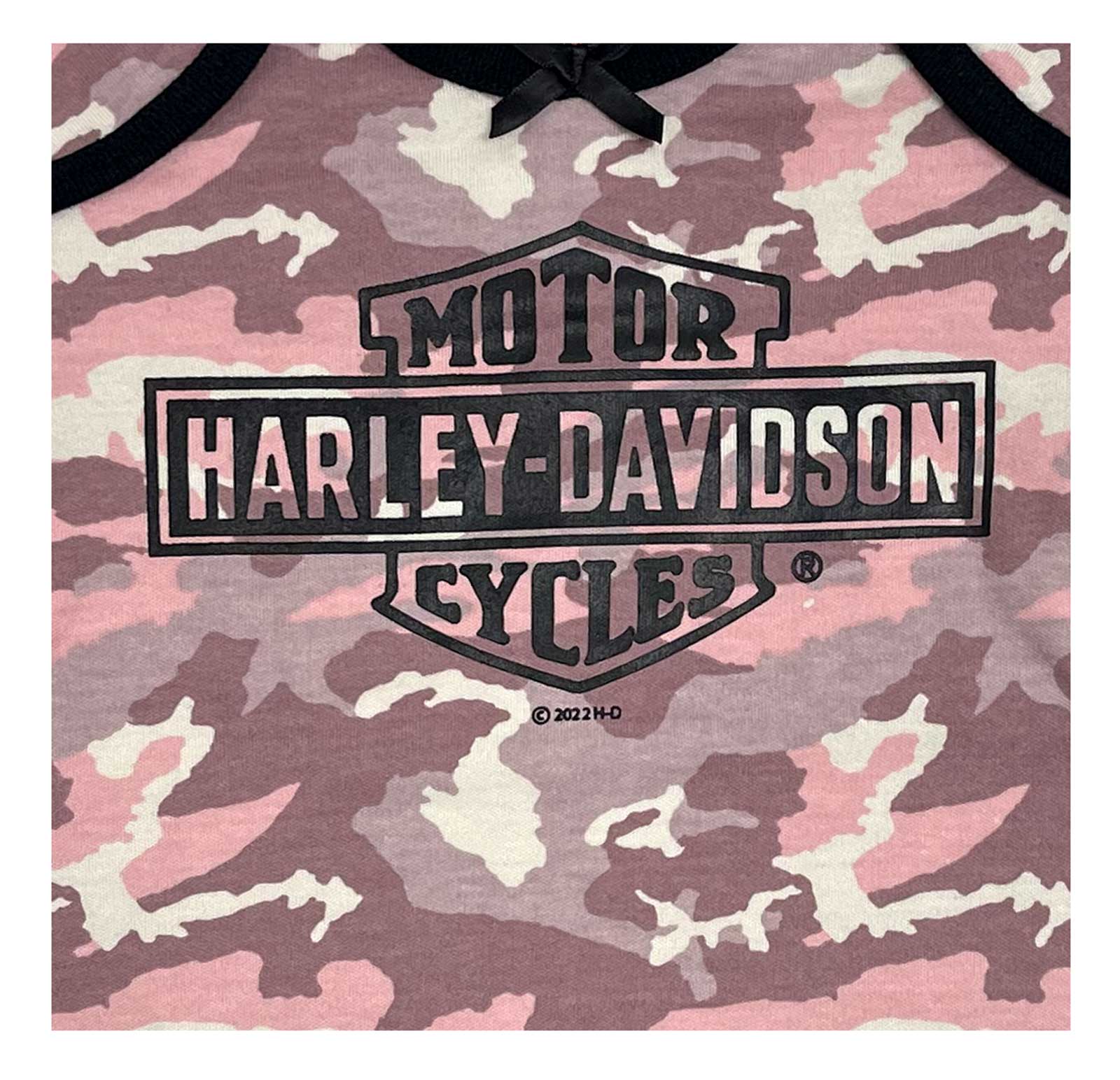 Harley-Davidson Free Shipping - Harley-Davidson Baby Girls' Printed Camo Knit Newborn Creeper & Headband Set - Free Shipping on many products plus Orders Over $99
