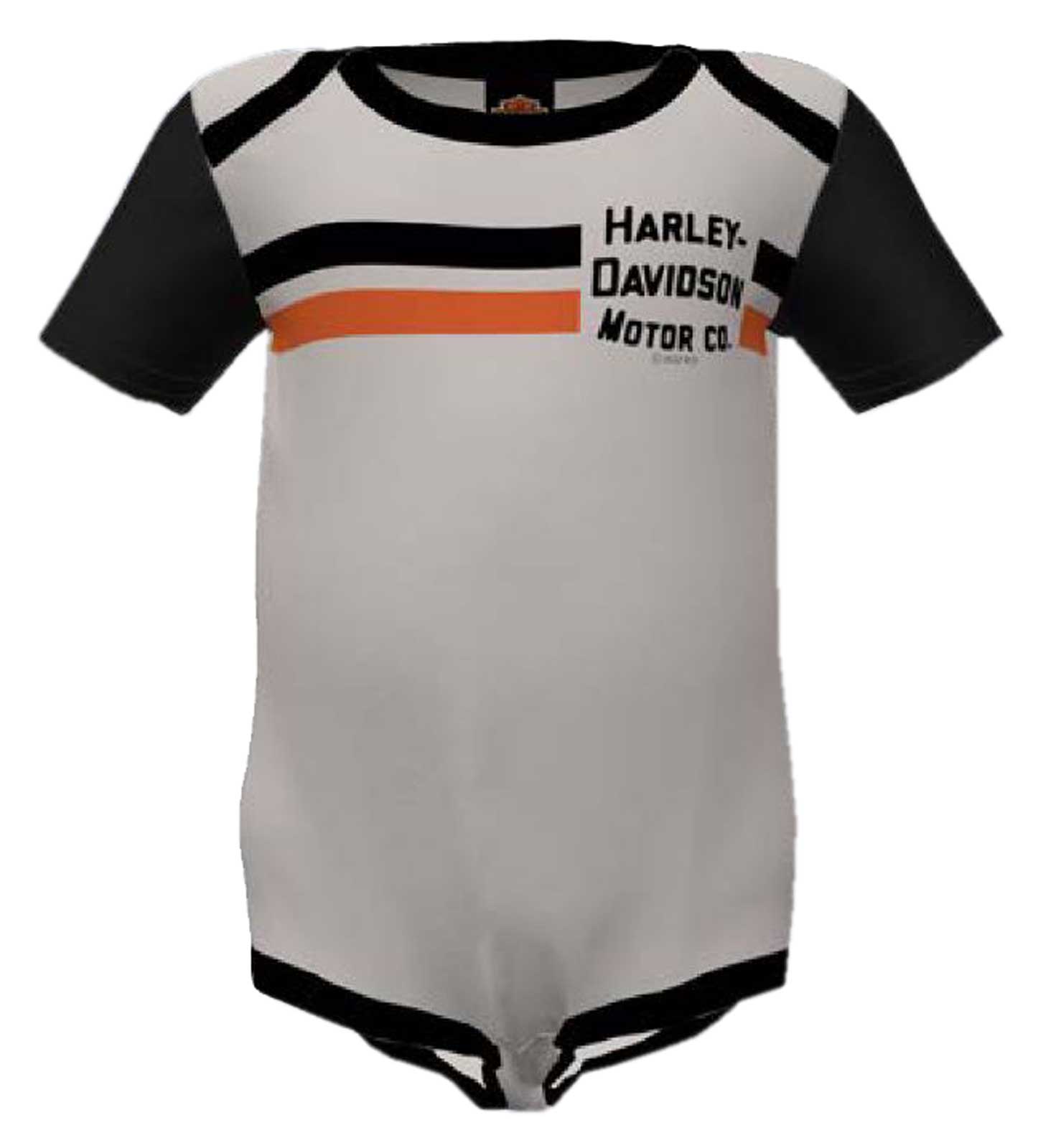 Harley-Davidson Free Shipping - Harley-Davidson Baby Boys' 2-Pack Oil Can B&S Rib Creeper Set - Navy/Cream - Free Shipping on many products plus Orders Over $99