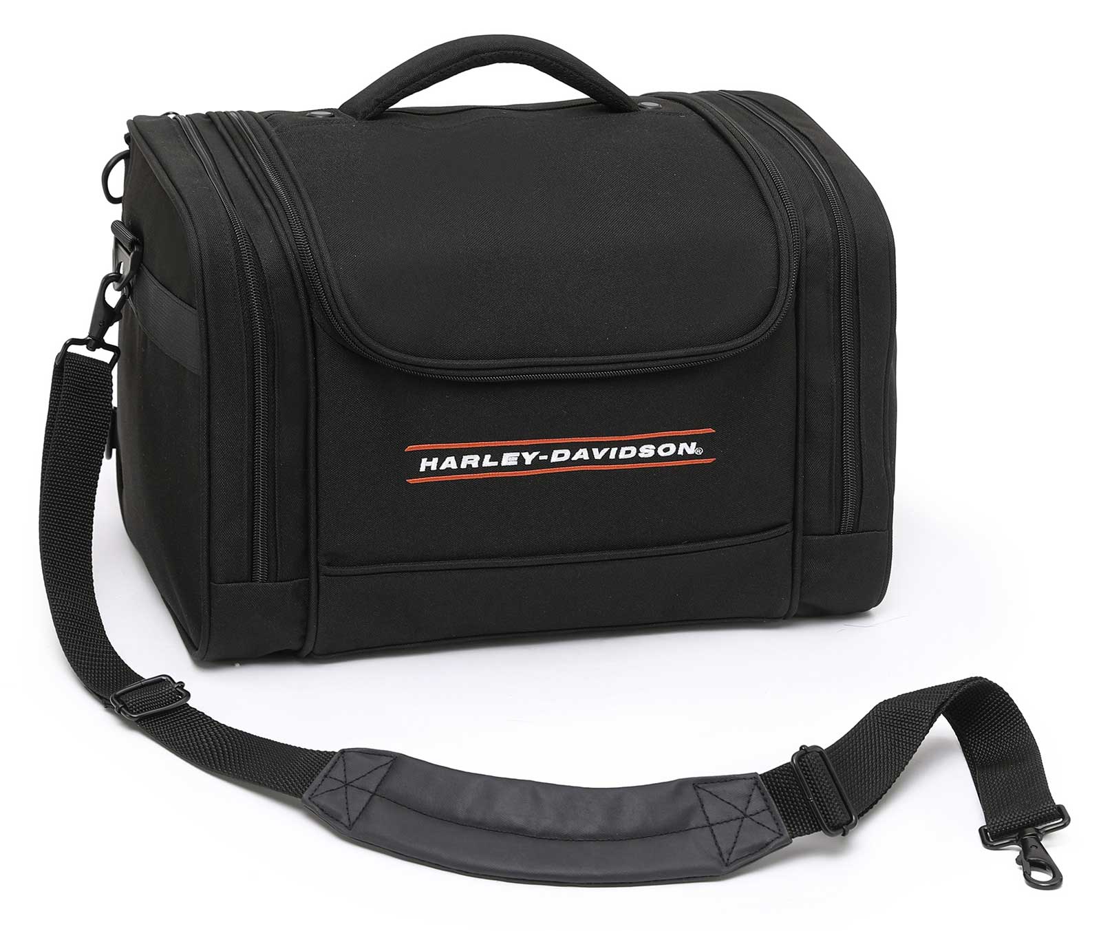 Harley-Davidson® Racing Travel Duffel Bag w/ Hideaway Rain Cover