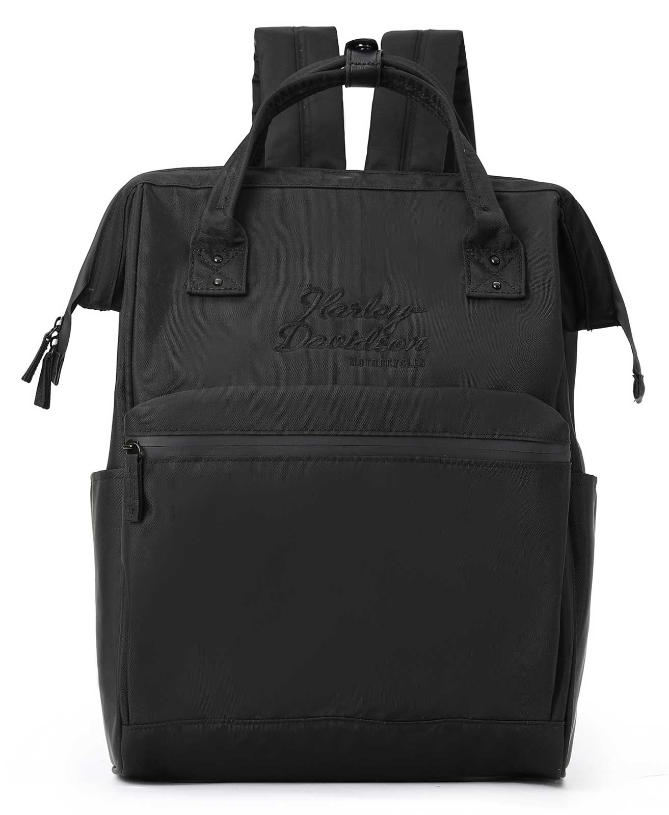 Harley-Davidson Women's Black Opal Tote Backpack w/ Hideaway Straps - Black - Wisconsin Harley-Davidson